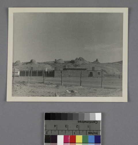 Adobe buildings in Kayenta, Arizona