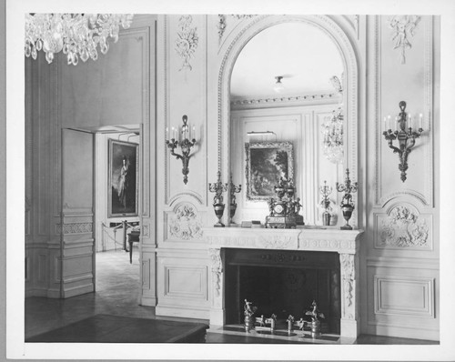 Small drawing room of the Huntington residence