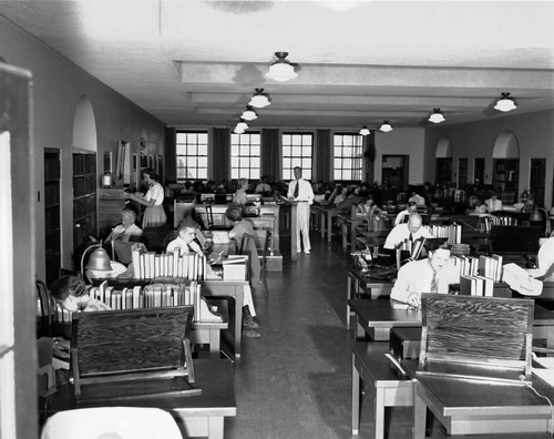 Ahmanson reading room, August 26 1949