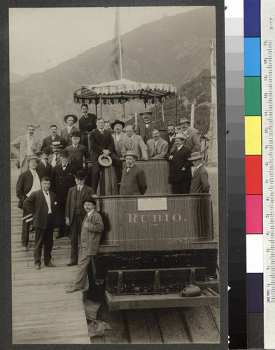 Henry E. Huntington at Mt. Lowe, 1910