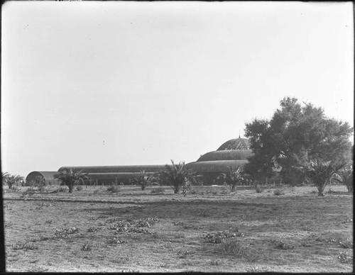 Lath house on the San Marino ranch, circa 1908
