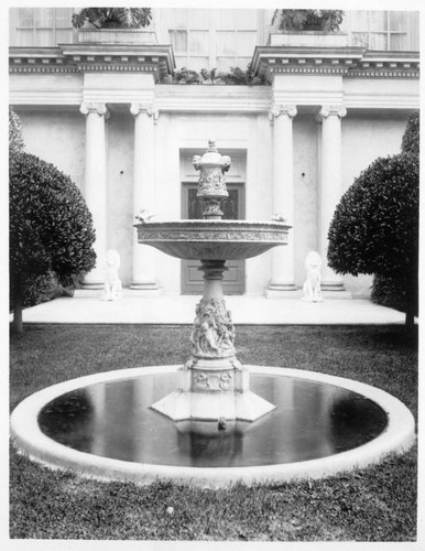 North entrance of the Huntington residence