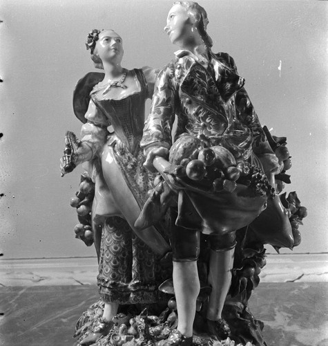 Chelsea porcelain "Summer" and "Autumn."