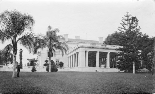 Huntington residence from the east