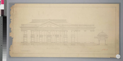 Proposed Huntington residence front elevation