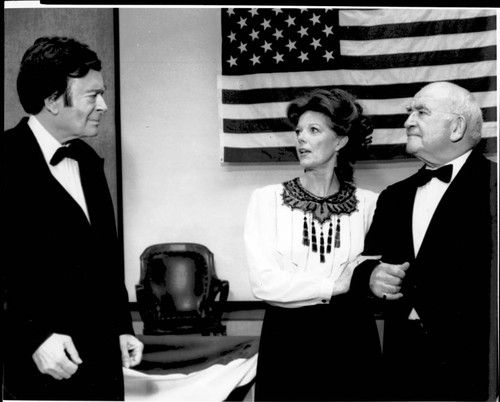 Scene from "The Rivalry," staged in Friends' Hall, November 1 1994