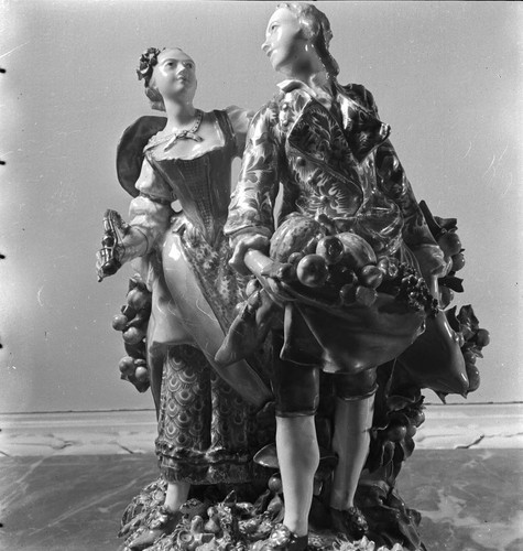 Chelsea porcelain "Summer" and "Autumn."