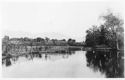 Reservoir of the San Marino ranch