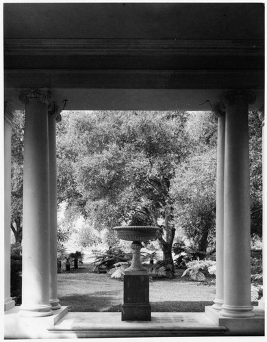 Loggia of the Huntington residence