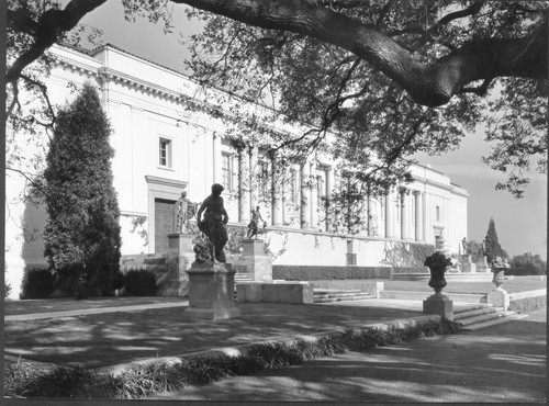 Library building, south façade