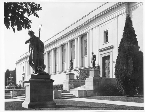 Library building, south façade