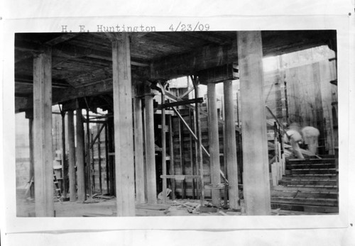 Huntington residence under construction