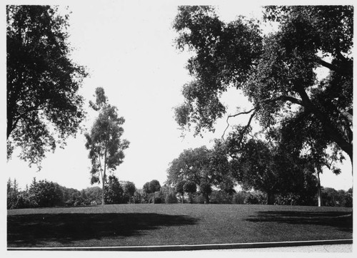 Mausoleum site before construction, circa 1926