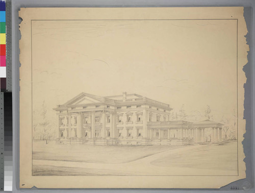 Proposed Huntington residence elevation