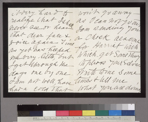 Letter from Arabella Huntington to Caroline Holladay