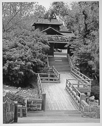 Zen garden path, Japanese garden, 1972