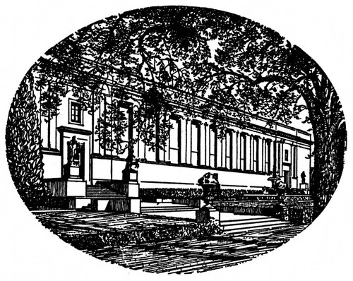 Library building vignette