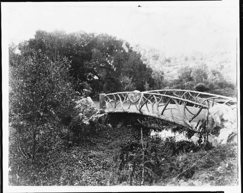 Bridge in the Japanese garden