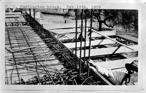 Huntington residence under construction