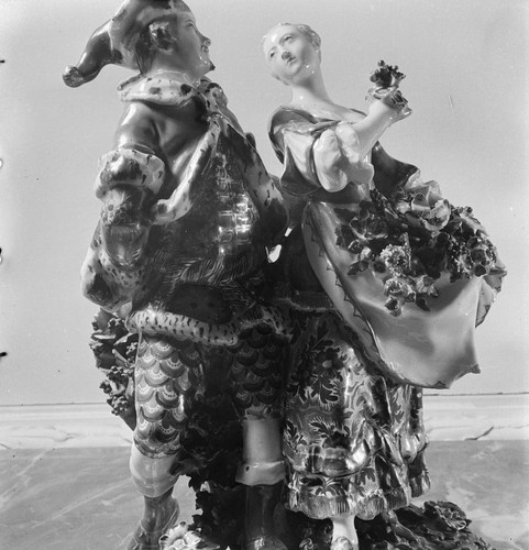 Chelsea porcelain "Winter" and "Spring."