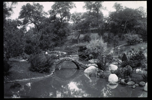 North section of the Japanese garden, circa 1913
