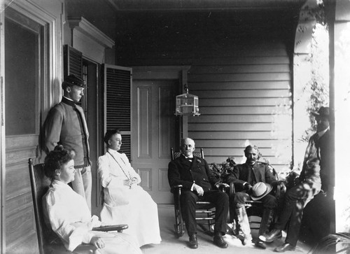 Henry E. Huntington and Patton family, November 1903
