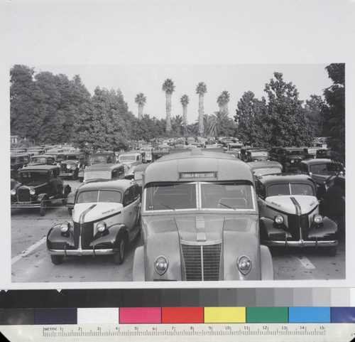 Parking lot, circa 1937