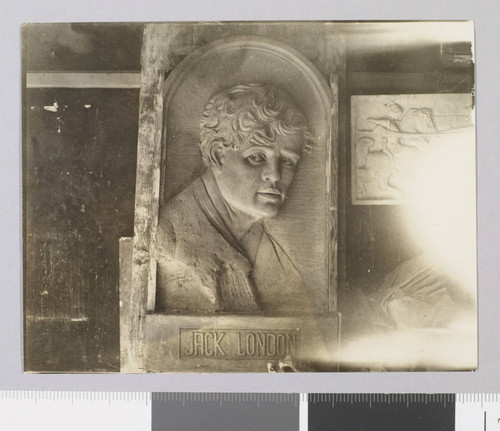 Jack London bas relief