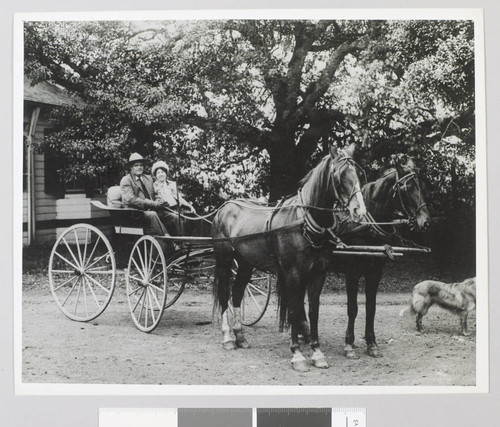 Charmian London and Jack London