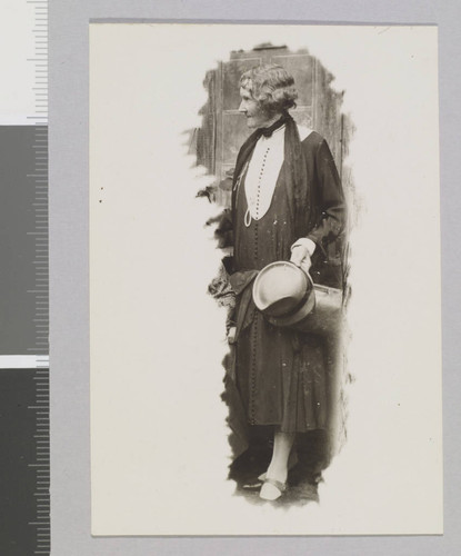 Miss Eva Becknell of Lincoln, England - taken in Italy