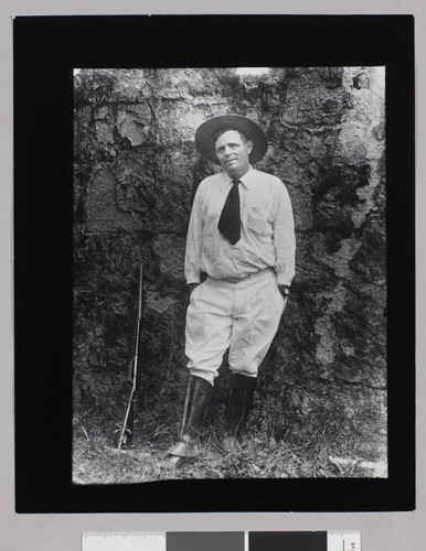 Jack London and rifle