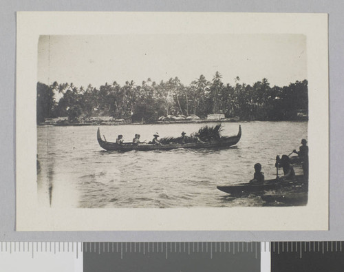 Outrigger canoes