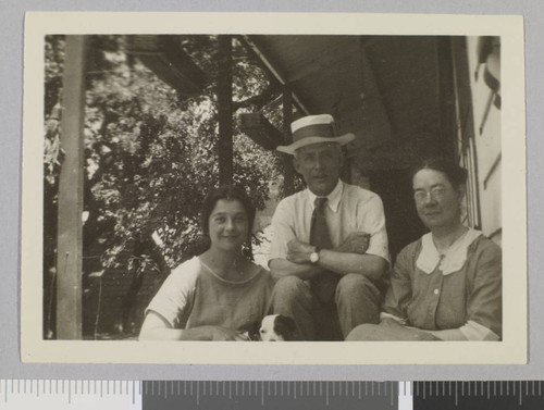 Beatrice Barrangon, Frederick O'Brien, and Mrs. Barrangon