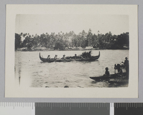 Outrigger canoes