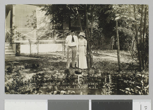 Charmian London and Jack London