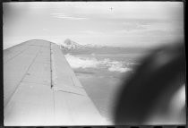 Alaskan mountains from plane, U.S. Air Force planes