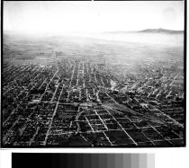 Aerial view of San Jose, looking south