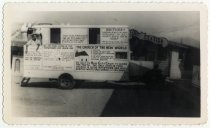 William Riker and Holy City van, c. 1950