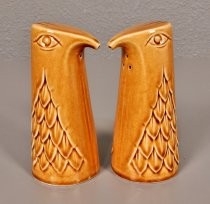 Aztec style birds salt & pepper shakers