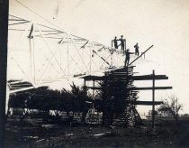 Construction of Federal Telegraph Company tower