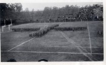 Military formation at Stanford University, ca 1916