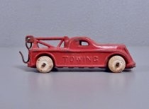 Red toy tow truck