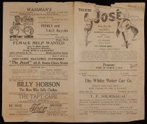 Theatre Jose program week of March 7, 1910