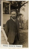 Portrait of Irvin B. Fisher with beard and mustache