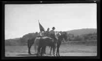 Members of Santa Clara County Sheriff's Posse in open grass area