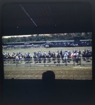 Mounted horseback riders at San Benito County Fairgrounds