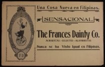 The Frances Dainty Co. promotional poster