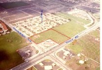 Aerial view of McLaughlin Avenue and Tully Road