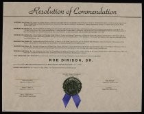 Resolution of Commendation