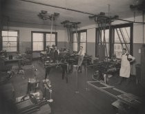 In the workshop of National Radio Company, San Francisco, California, 1919